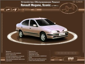 Устройство, обслуживание, ремонт. Megane & Scenic c 1996 (мультимедийное руководство)